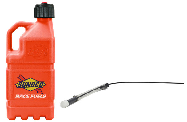 Orange Sunoco Race Jug GEN 3 w/Filler Hose SRJR7500ORHOSE