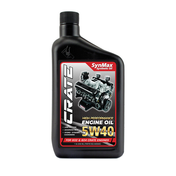 Synmax GM 602 & 604 Crate Engine Oil - 5W40 (Case of 8)