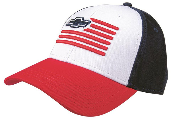 Chevrolet Bowtie American Flag Hat