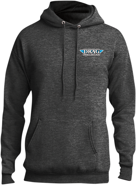 THROTTLE THREADS Drag Specialties Hoodie - Gray - Small DRG29PC78HDHGSM