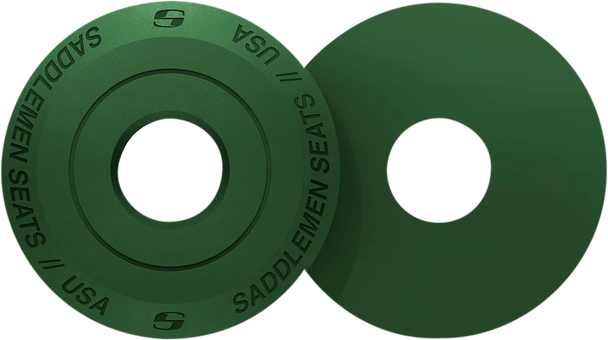 SADDLEMEN Fender Seat Washer - Dark Green 14707DG