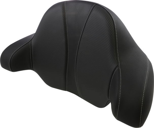 SADDLEMEN Tour-Pak® Backrest Pad - Dominator Seat - Black 814-07-TPACK-D