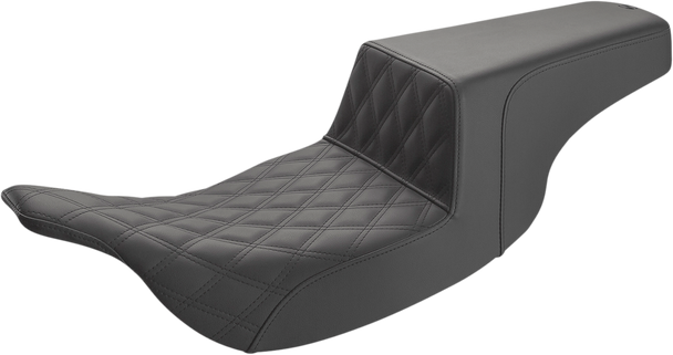 SADDLEMEN Step Up Seat - Driver Lattice Stitched 897-07-172