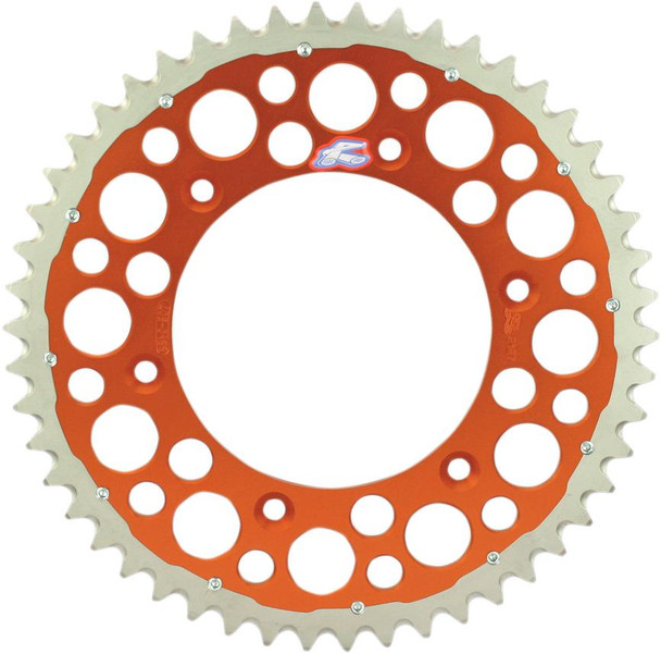RENTHAL Renthal Twinring Rear Sprocket 48T Orange 2240-520-48GPOR 
