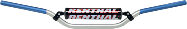 RENTHAL Handlebar - 7/8" - 971 - RC - Silver/Blue 97108SB01184