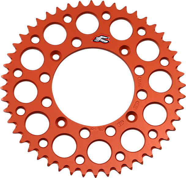 Renthal Rear Sprocket 48T Orange 520 Chain 7075-T6 Aluminum 441U-520-48GPOR