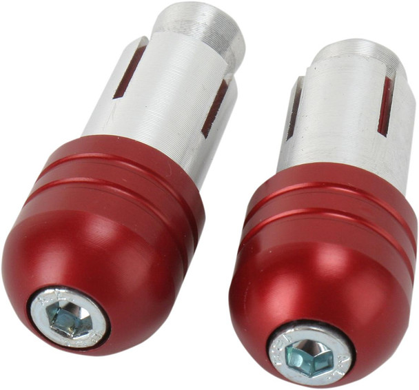 RENTHAL Renthal Red Handlebar End Plugs 7/8" 2011-T3 Aluminum E192 