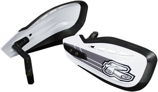 Renthal White Moto Handguards Dual Compound Reinforced Mounting HG-100-WT