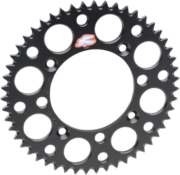  RENTHAL Sprocket - Suzuki - Black - 49-Tooth 123U-520-49GYBK 
