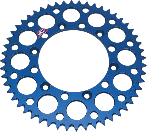 Renthal 49-Tooth Blue Rear Sprocket for Yamaha WR YZ 150U-520-49GBBU