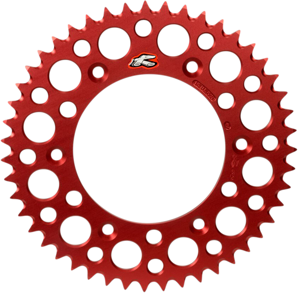 RENTHAL Twinring™ Rear Sprocket - 51-Tooth - Red 1540-520-51GPRD