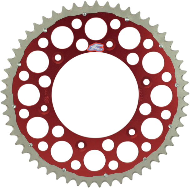 RENTHAL Twinring™ Rear Sprocket - 48-Tooth - Red 1540-520-48GPRD