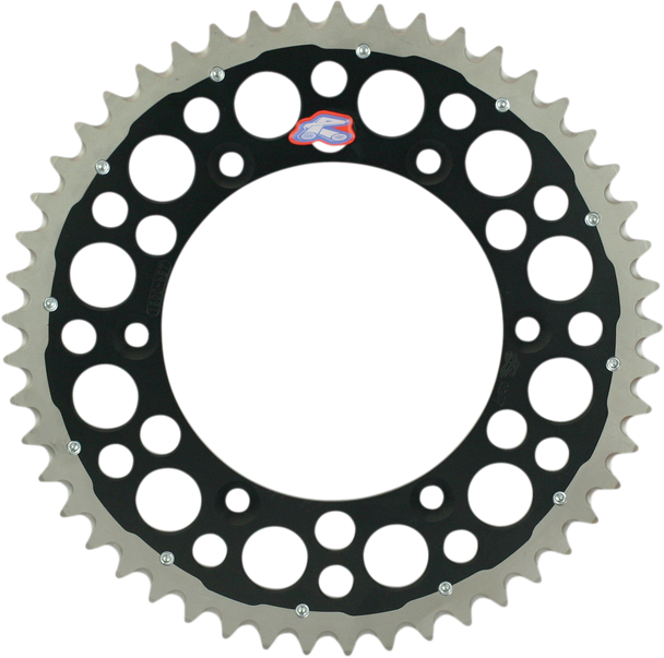 RENTHAL Twinring™ Rear Sprocket - 48-Tooth - Black 1540-520-48GPBK