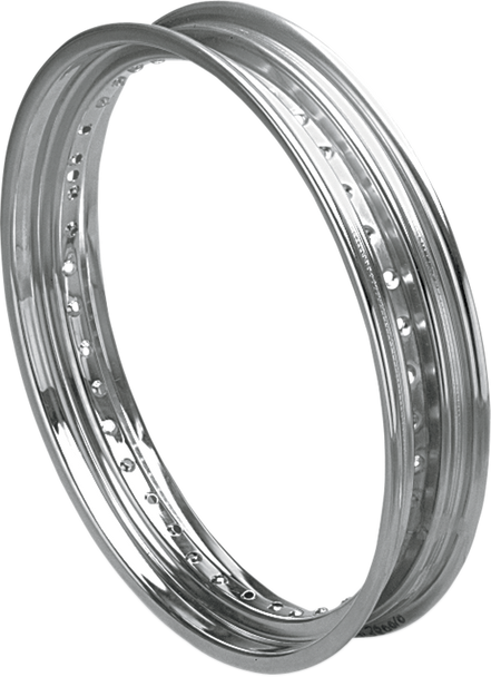 DRAG SPECIALTIES Front Rim - Drop-Center - 2.50" x 19" - 40 Hole 43018-73-PW-LB1