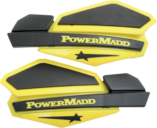POWERMADD/COBRA Handguards - Suzuki Yellow/Black 34206