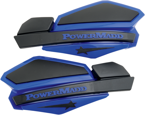 POWERMADD/COBRA Handguards - Blue/Black 34204