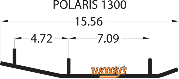 WOODY'S Trail Blazer IV™ Flat-Top® - 6" - 60° TPI4-1300