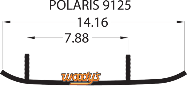 WOODY'S Trail Blazer IV™ Flat-Top® - 6" - 60° TPI4-9125