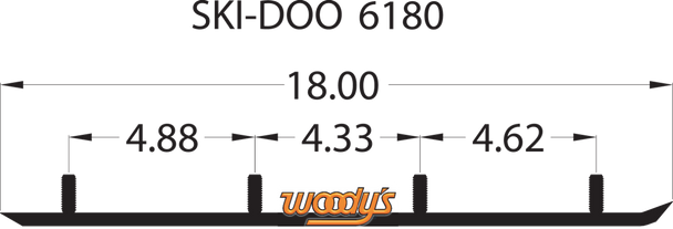 WOODY'S Trail Blazer IV™ Flat-Top® - 6" - 60° TSD4-6180