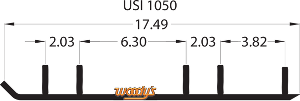 WOODY'S Trail Blazer IV™ Flat-Top® - 6" - 60° TSI4-1050