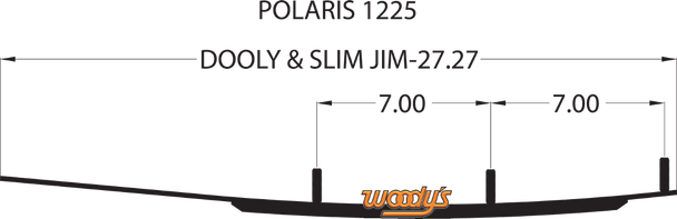 WOODY'S Dooly™ Runners - 6" - 60° DP6-1225