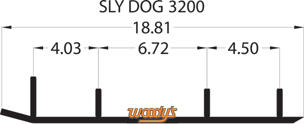 WOODY'S Trail Blazer IV™ Flat-Top® - 6" - 60° TSL4-3200