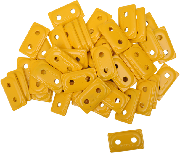 WOODY'S Support Plates - Yellow - 48 Pack ADD2-3800-B
