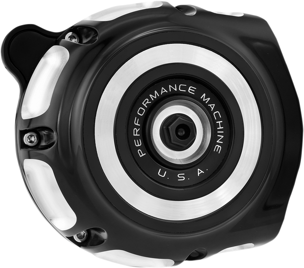 PERFORMANCE MACHINE (PM) Vintage Air Cleaner - Contrast Cut - XL 0206-2132-BM