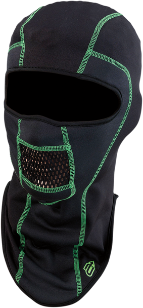 ARCTIVA Balaclava Pro - Black/Green - Large/XL 2503-0378