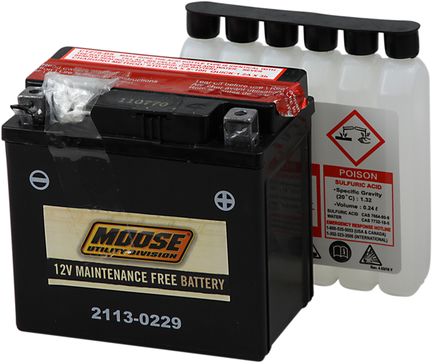 MOOSE UTILITY AGM Battery - YTZ7S MTZ7S-BS