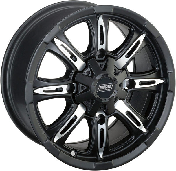 MOOSE UTILITY Wheel - 423X - Front - Black - 14x8 - 4/110 - 5.5+1.5 423148110MBMF6