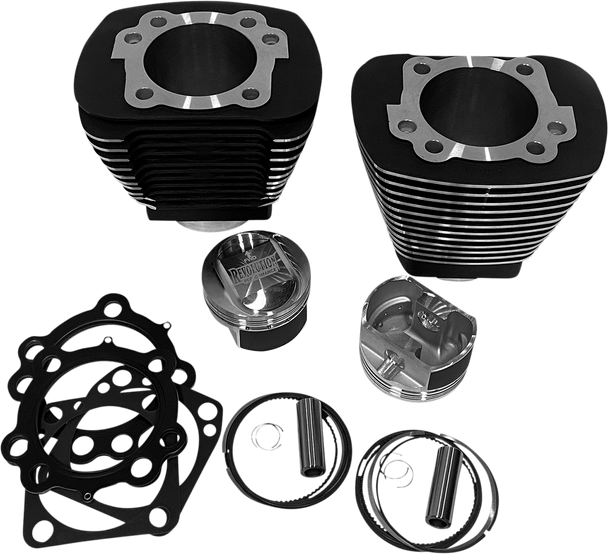 REVOLUTION PERFORMANCE, LLC Cylinder Kit - 92" - Black with Highlighted Fins RP201-220W