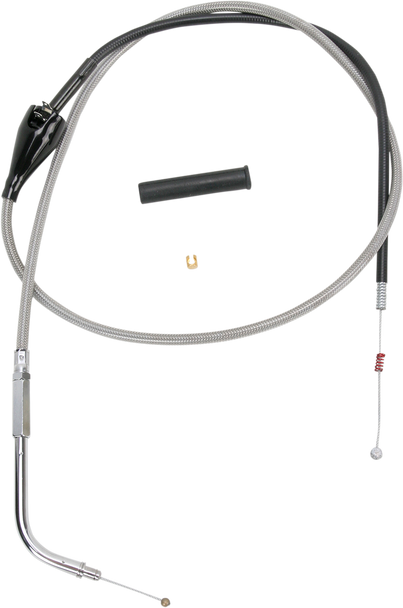 DRAG SPECIALTIES Idle Cable - 44" - Braided 5343144B