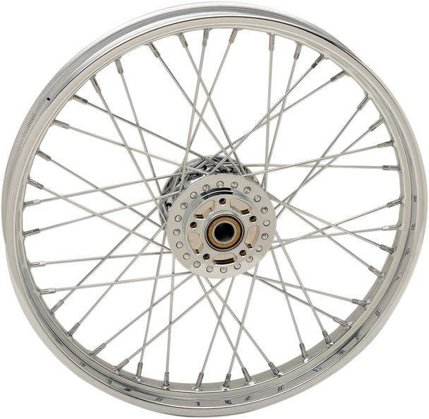 DRAG SPECIALTIES Front Wheel - Single Disc/No ABS - Chrome - 21"x2.15" - '08+ XL 64424