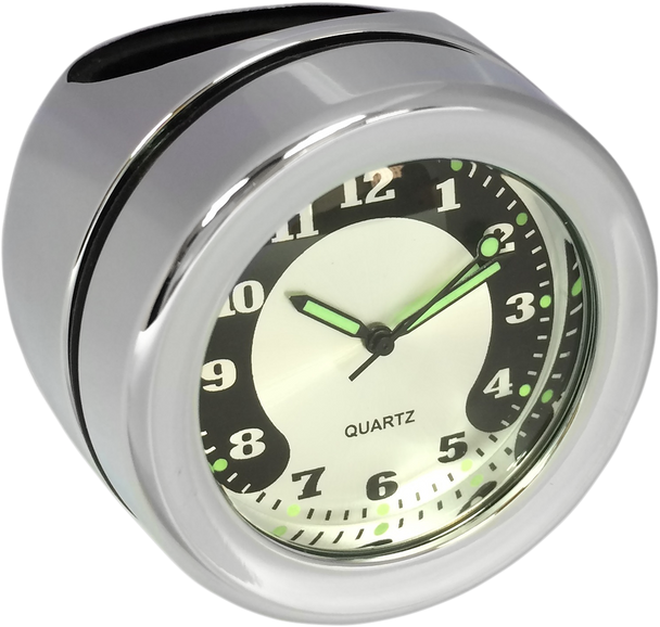 DRAG SPECIALTIES Handlebar Mount Clock - Chrome - For 1.25" Bar O91-6822N