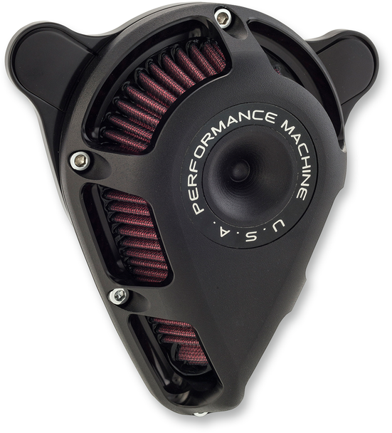 PERFORMANCE MACHINE (PM) Jet Air Cleaner - Black OpsƒÂ¢¢â‚¬Å¾‚Â¢ - CV/EFI 0206-2112-SMB