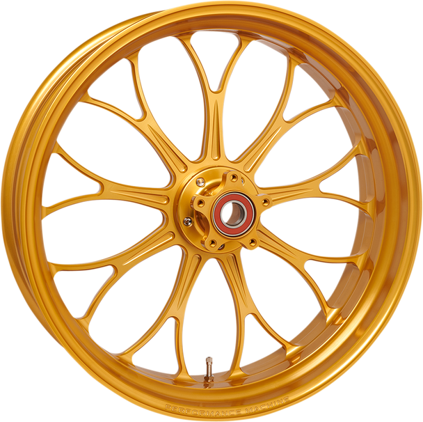 PERFORMANCE MACHINE (PM) Wheel - Revolution - Single Disc - Rear - Gold Ops¢â€žÂ¢ - 18"x5.50" - ABS 12697814RRVNAPG