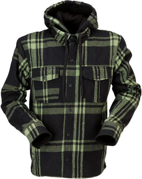 Z1R Timber Flannel Shirt - Olive/Black - Large 2820-5327