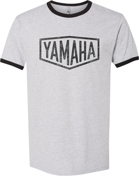 YAMAHA APPAREL Yamaha Vintage Raglan T-Shirt - Gray/Black - Large NP21A-M1792-L