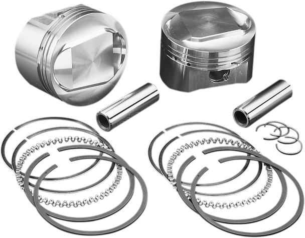 WISECO Piston Kit  with Gasket - VM Ring VT2709