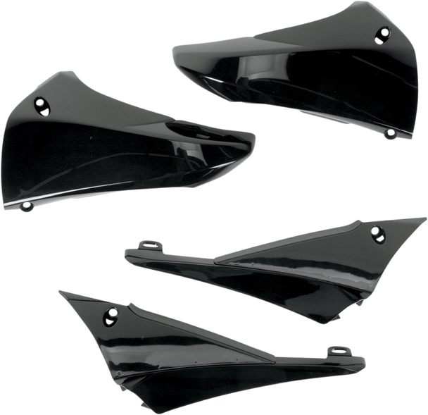 UFO Upper Radiator Shrouds - Black  YZF 450 YA04823-001