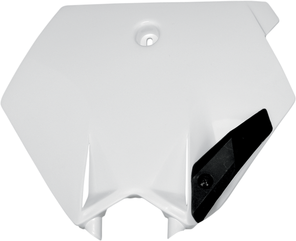 UFO Front Number Plate - White - KTM KT03078-047