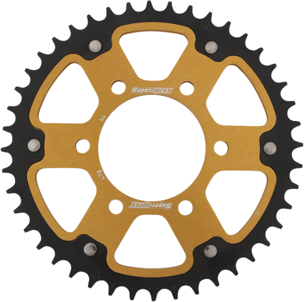SUPERSPROX Stealth Rear Sprocket - 44-Tooth - Gold - Kawasaki RST-478-44-GLD