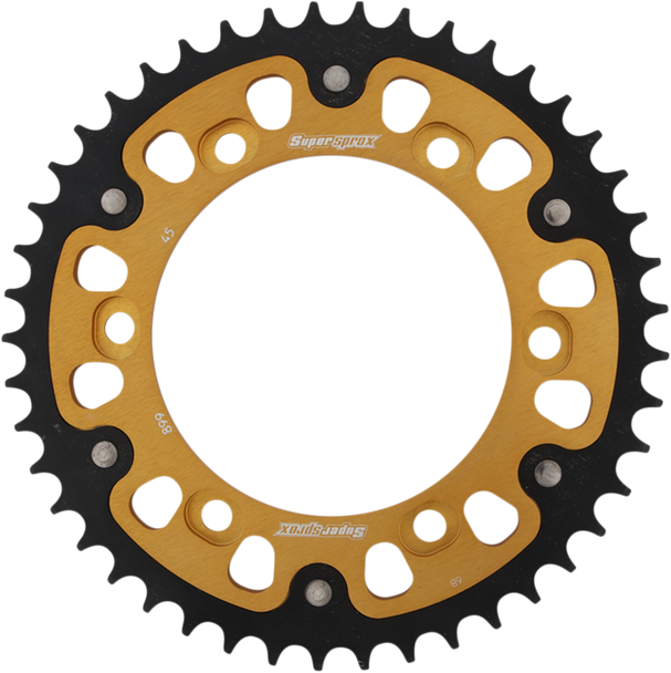 SUPERSPROX Stealth Rear Sprocket - 45-Tooth - Gold - KTM RST-899-45-GLD
