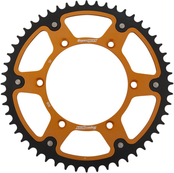 SUPERSPROX Stealth Rear Sprocket - 52-Tooth - Gold - Kawasaki RST-808-52-GLD