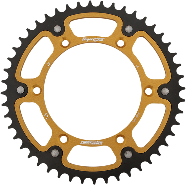 SUPERSPROX Stealth Rear Sprocket - 48-Tooth - Gold - Yamaha RST-245-48-GLD