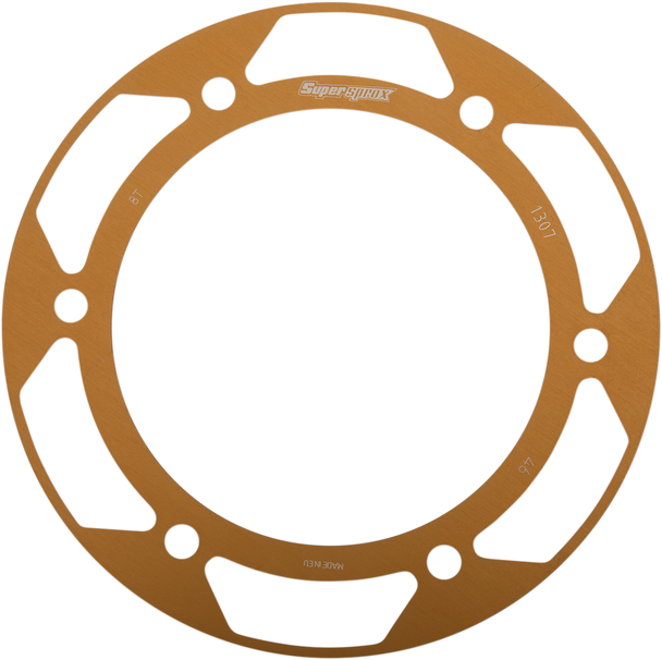 SUPERSPROX Edge Rear Sprocket Insert - Gold RACD130746GLD