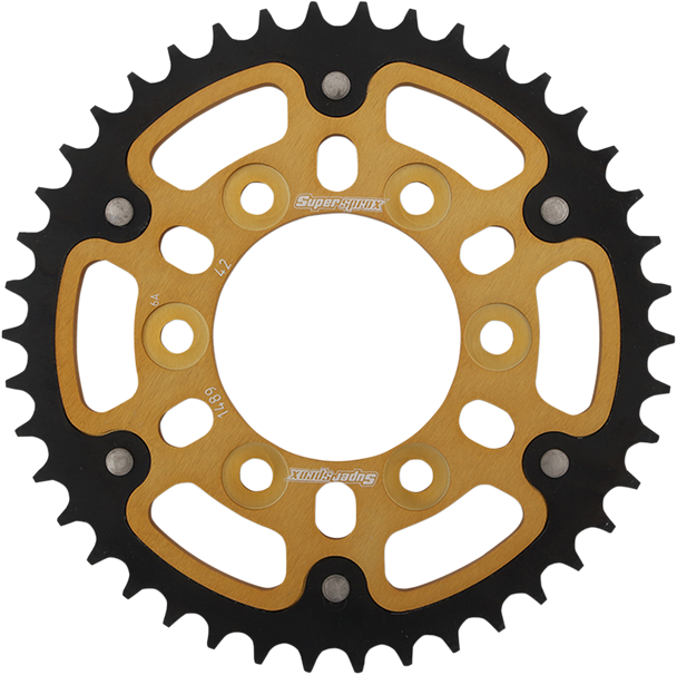 SUPERSPROX Stealth Rear Sprocket - 42-Tooth - Gold - Kawasaki RST-1489-42-GLD
