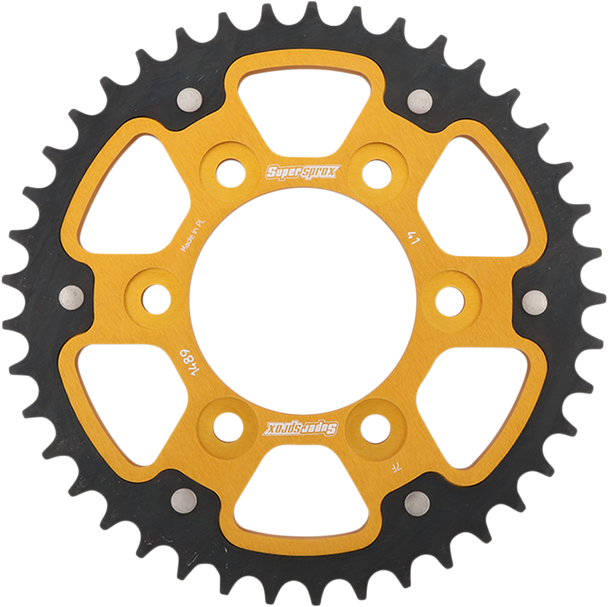 SUPERSPROX Stealth Rear Sprocket - 41-Tooth - Gold - Kawasaki RST-1489-41-GLD SUPERSPROX Stealth Rear Sprocket - 41-Tooth - Gold - Kawasaki RST-1489-41-GLD