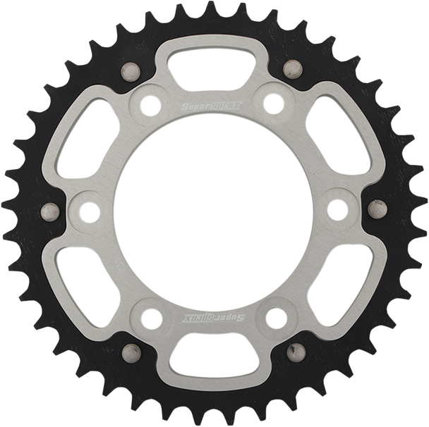 SUPERSPROX Stealth Rear Sprocket - 41-Tooth - Silver - Ducati RST-735-41-SLV
